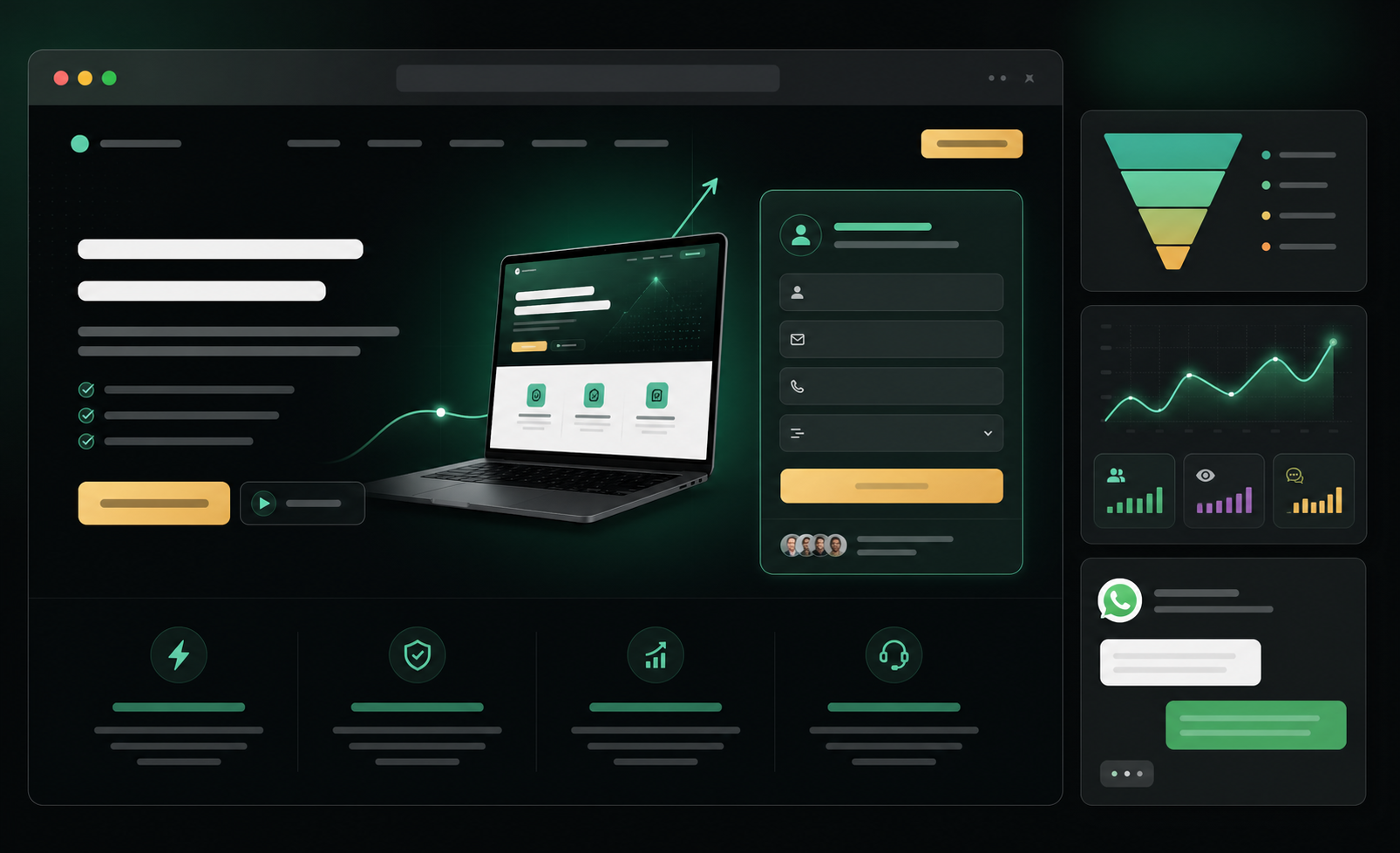 Lead generation landing page preview